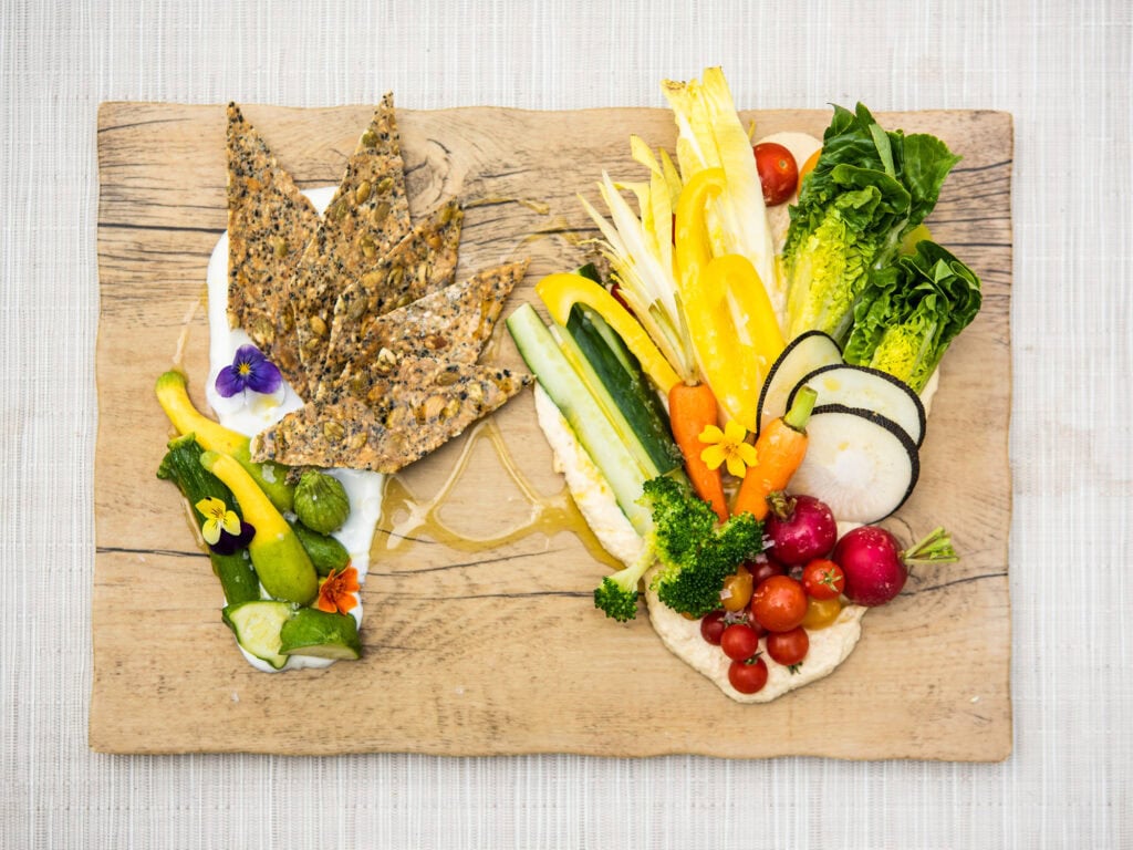 Mediterranean board at Farmhouse Inn in Forestville