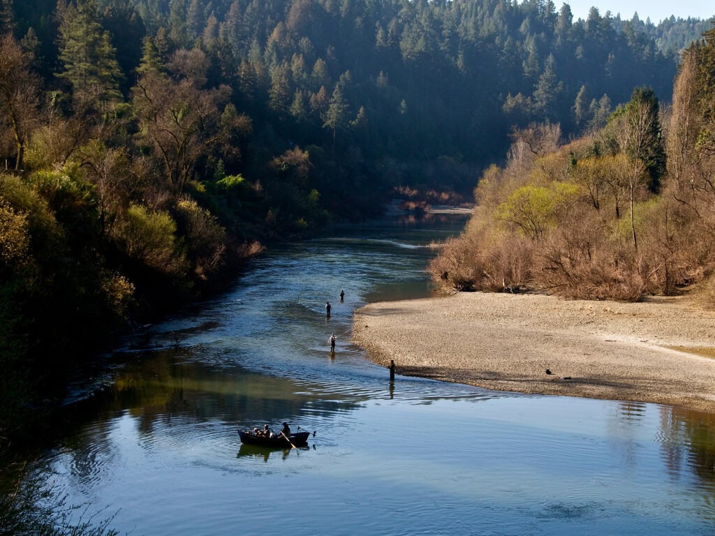 Fishing and Kayaking at the Russian River in Sonoma Count