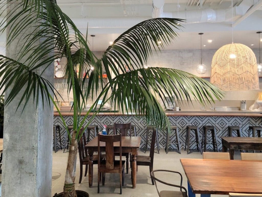 interior of EL Sol Soul Food restaurant in Petaluma