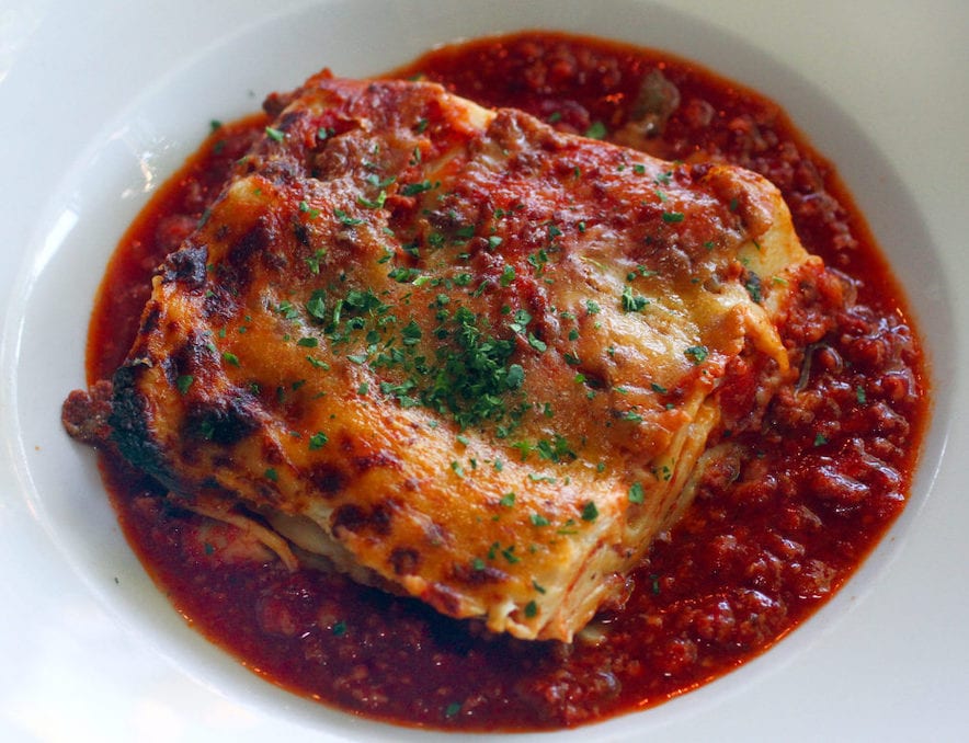 Lasagna from Cafe Citti 