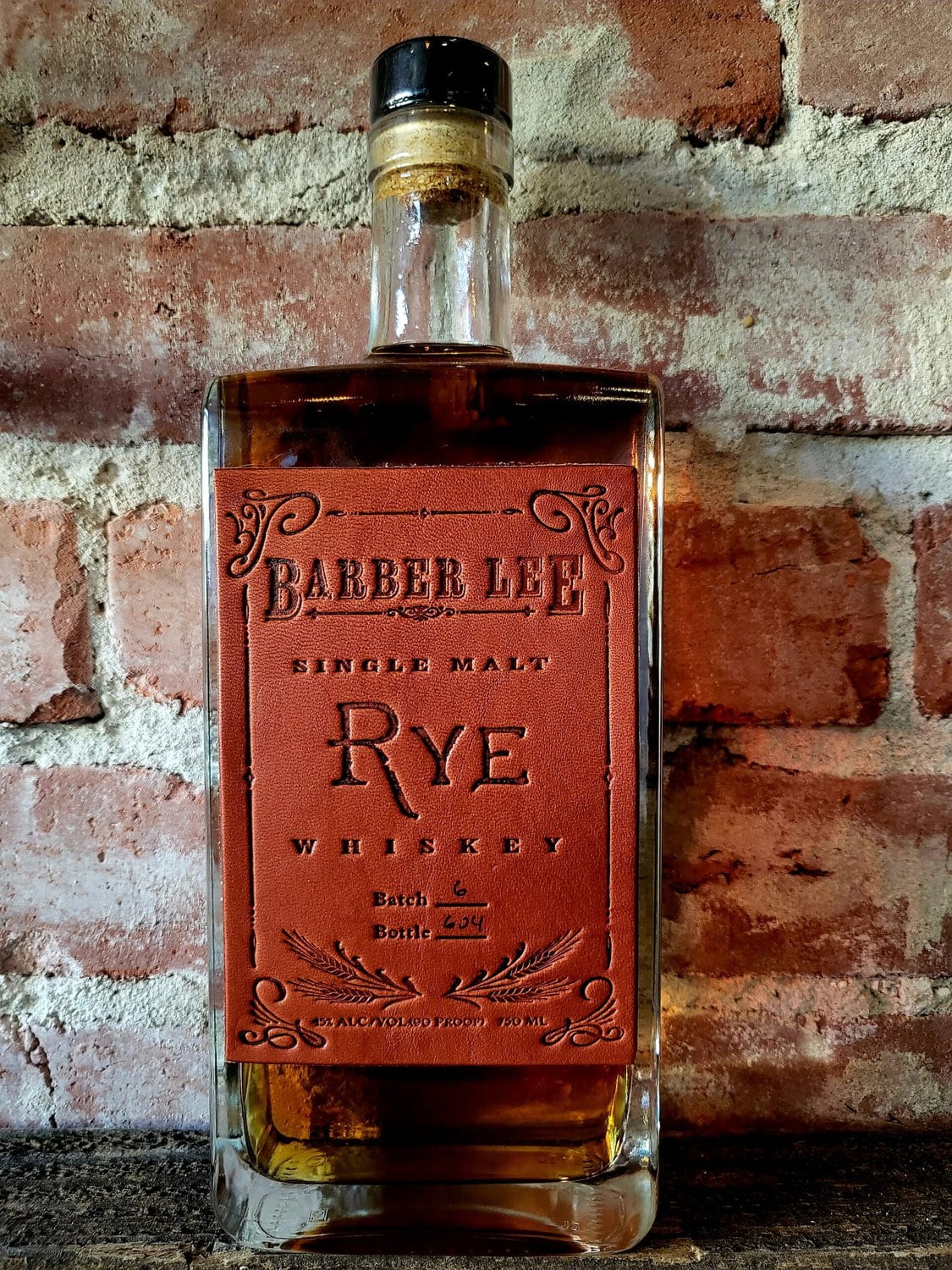 Barber Lee Single Malt Rye Whiskey