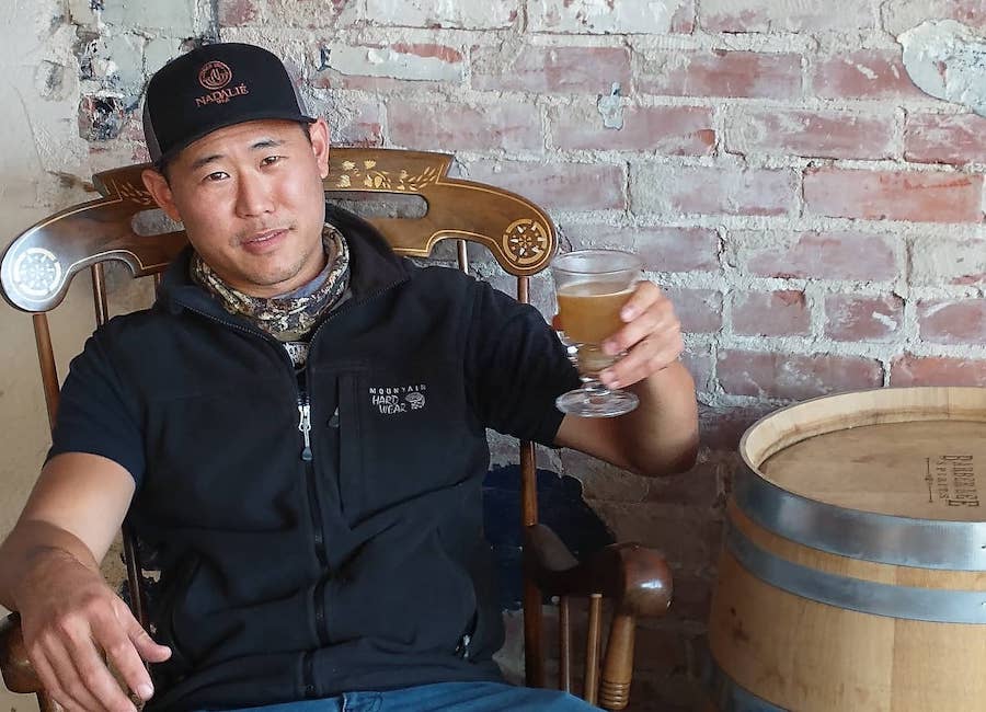 Aaron Lee, distiller and co-founder of Barber Lee Spirits 