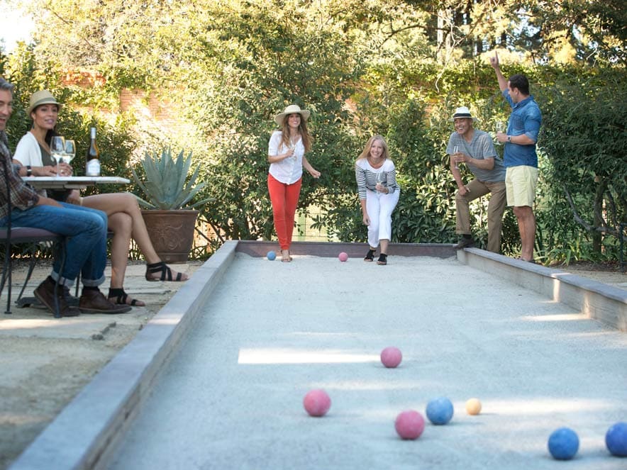 people playing Bocce in Sonoma County