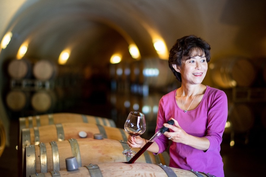 Akiko Freeman, owner/winemaker of Freeman Vineyards & Winery