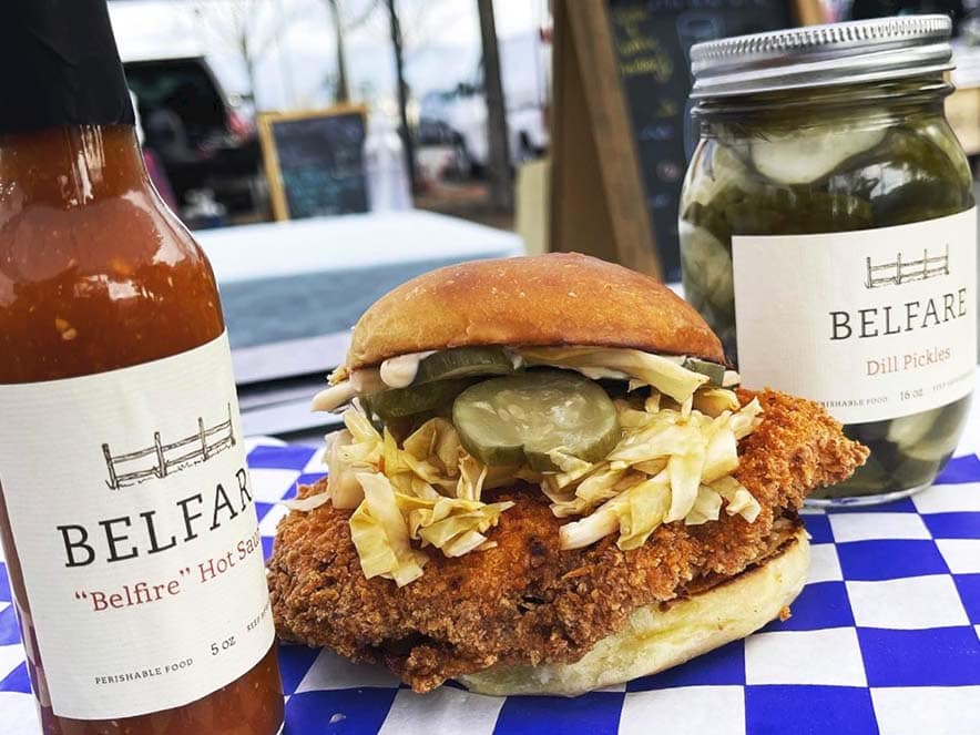 belfare fried chicken sandwich