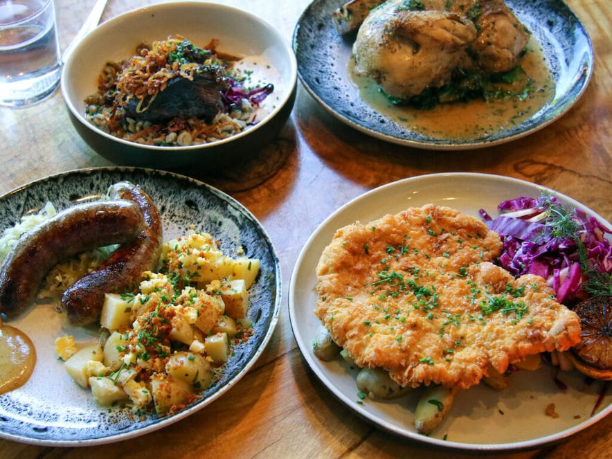 German cuisine from Brot in Guerneville, California