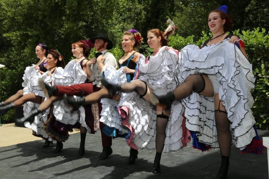 Cancan dancers help recreate the Gold Rush-era history at Buena Vista Winery 