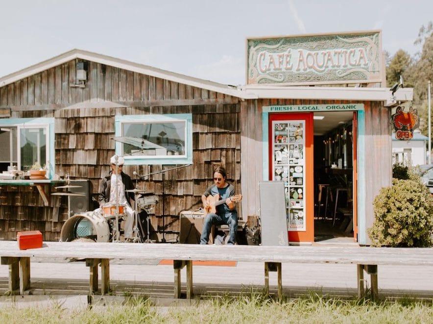 Cafe Aquatica in Jenner, California 