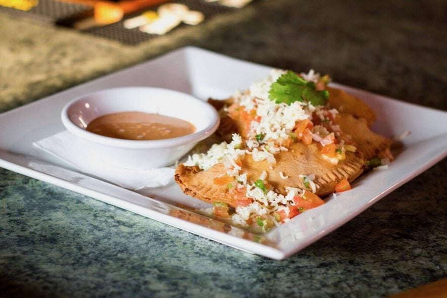 Seafood empanadas at Casa del Mar in Santa Rosa