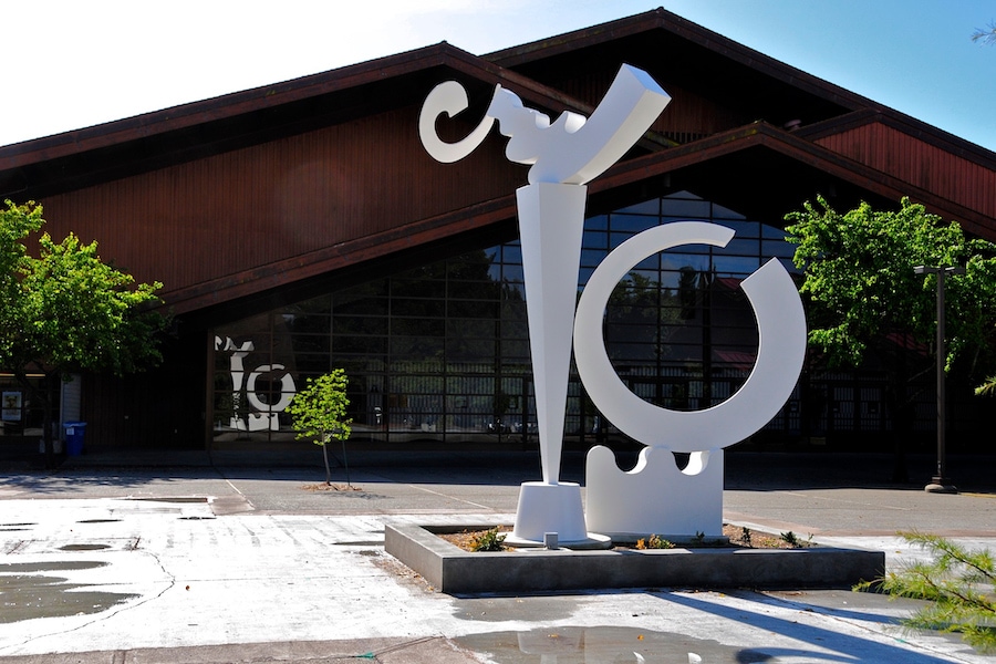 Exterior of Spreckels Performing Arts Center in Rohnert Park