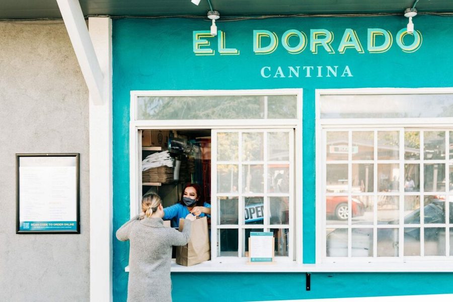 Takeout window at El Dorado Cantina in Sonoma