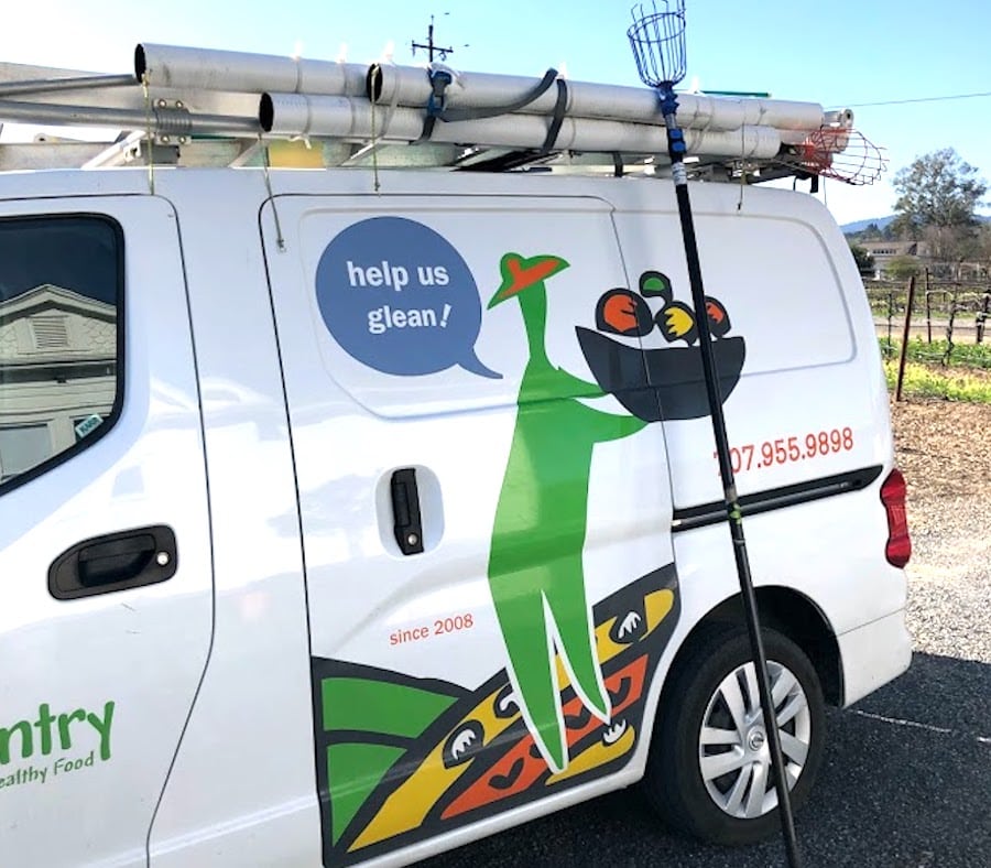 Farm to Pantry's signature van 