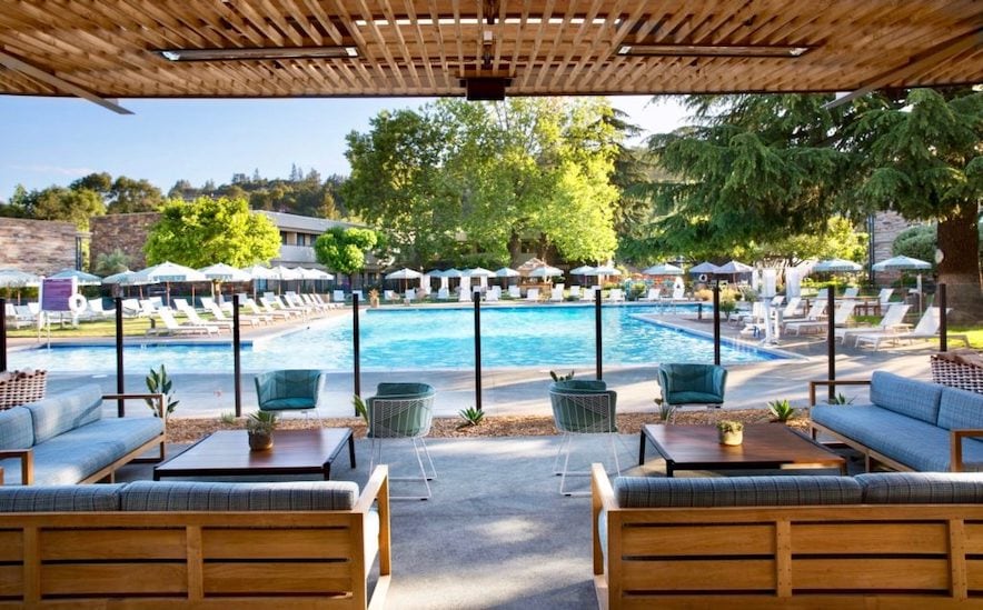 Poolside cafe at Flamingo Resort - Photo courtesy of Flamingo Resort