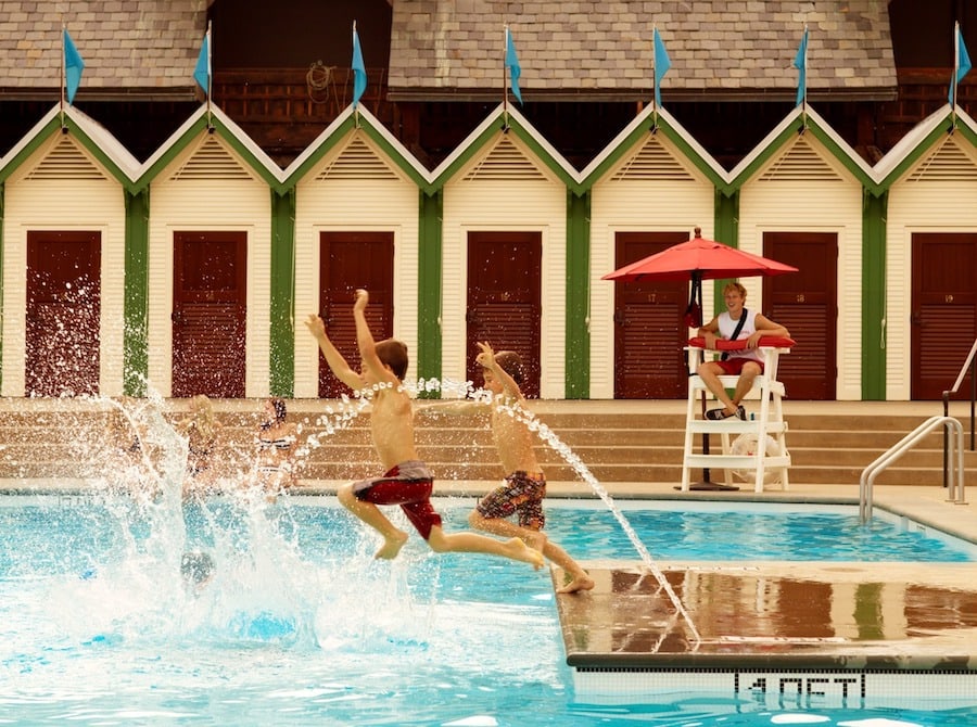 Everyone in the family will love the swimming pools at Francis Ford Coppola Winery