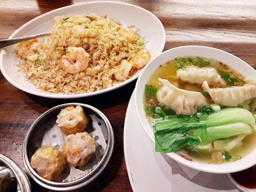 fried rice and shumani soup 