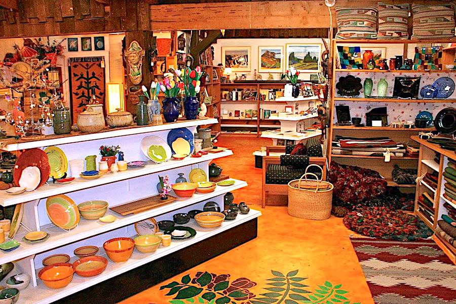 Interior of Hand Goods, a shop for handmade goods in Occidental, California 