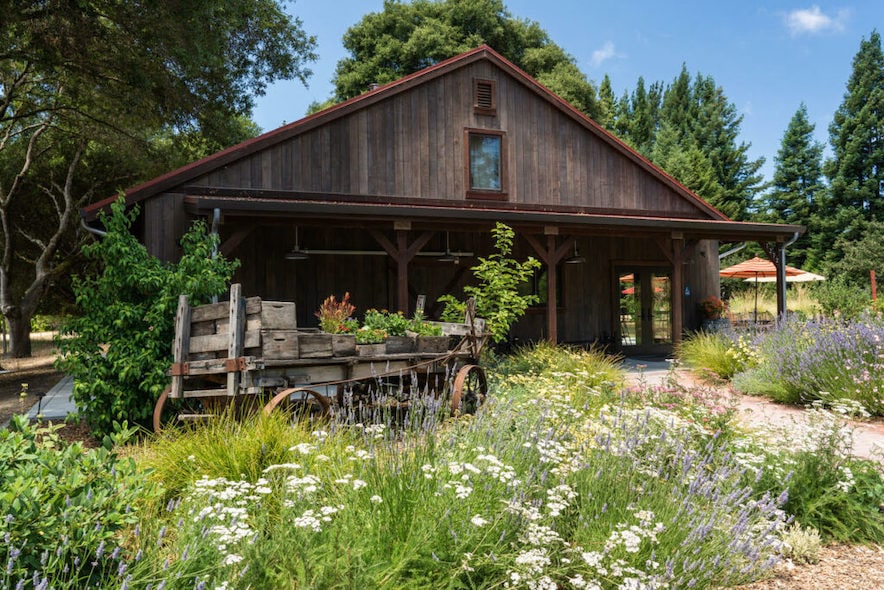 Barn-style tasting room for Horse & Plow in Sebastopol—Courtesy of Horse & Plow