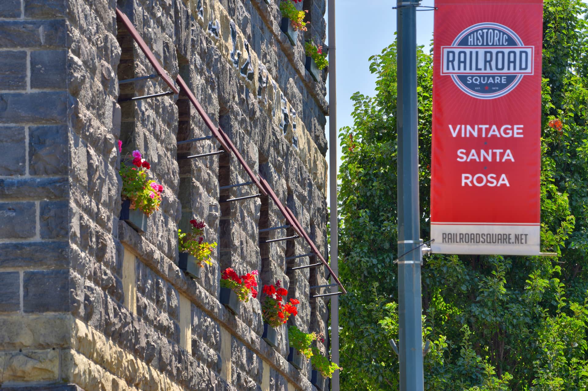 Hotel La Rose in Historic Railroad Square in Santa Rosa, California