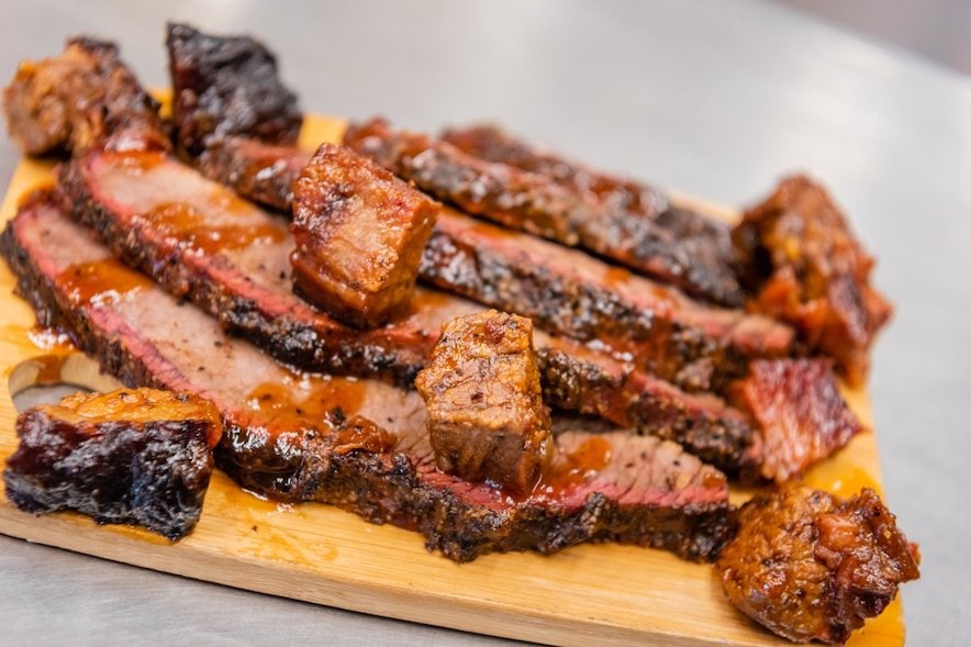 Brisket from Lombardi’s Gourmet Deli & BBQ—Photo by Victoria Webb