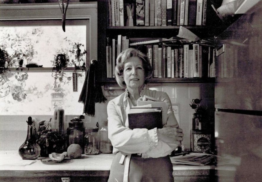 Millie Howie, pictured at home (Sonoma County Wine Library Collection)