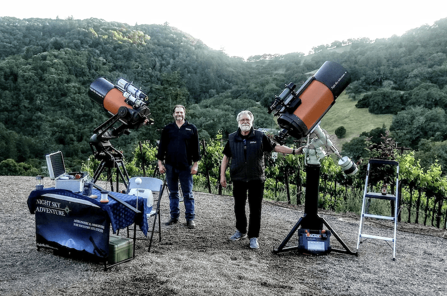 Bill and Dan Gordon of Night Sky Adventure in Sonoma County