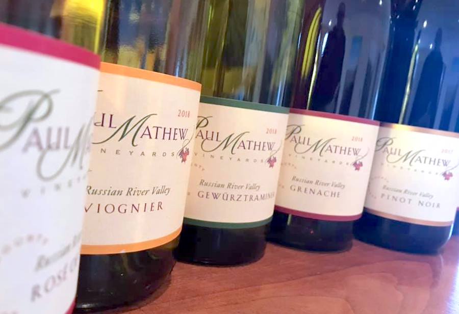 Wines from Paul Mathew Vineyards aren't available online