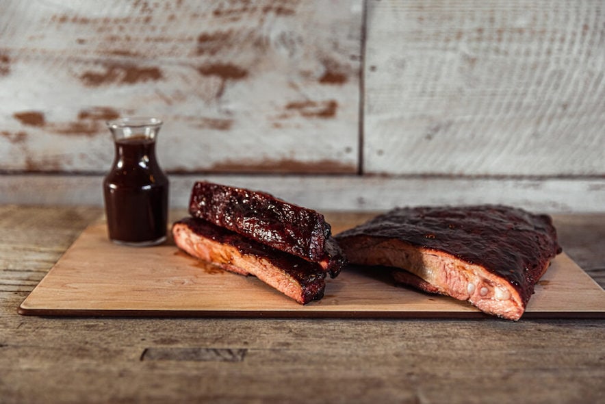 Barbecued ribs from Primal Cuts BBQ 