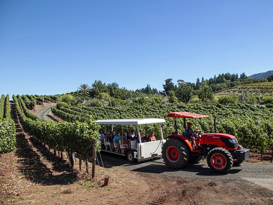 Benzinger Winery Tram