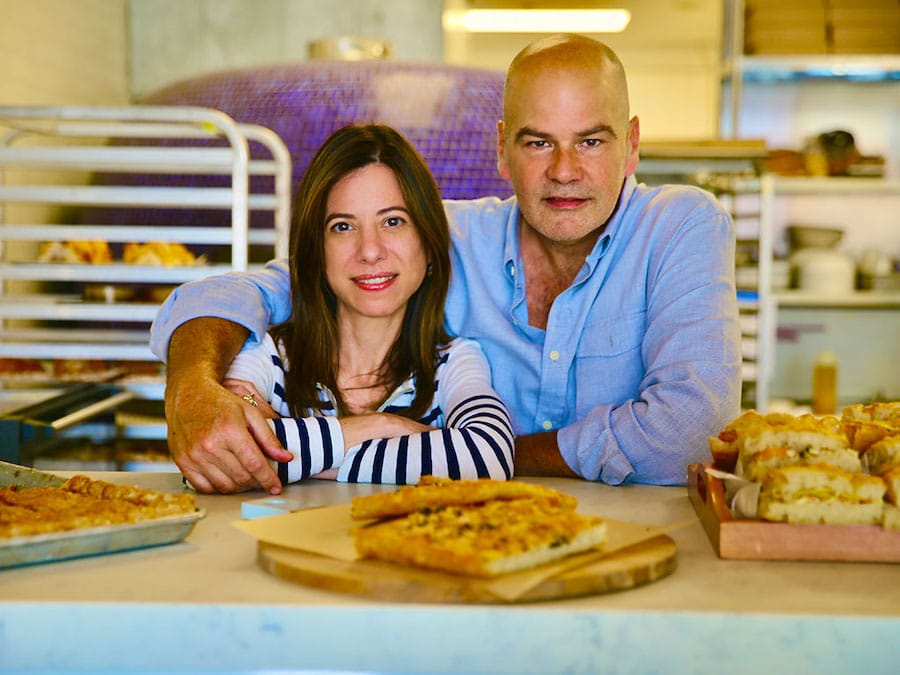 Owners Christian Caiazzo and Katrina Fried at Stellina Pronto in Petaluma