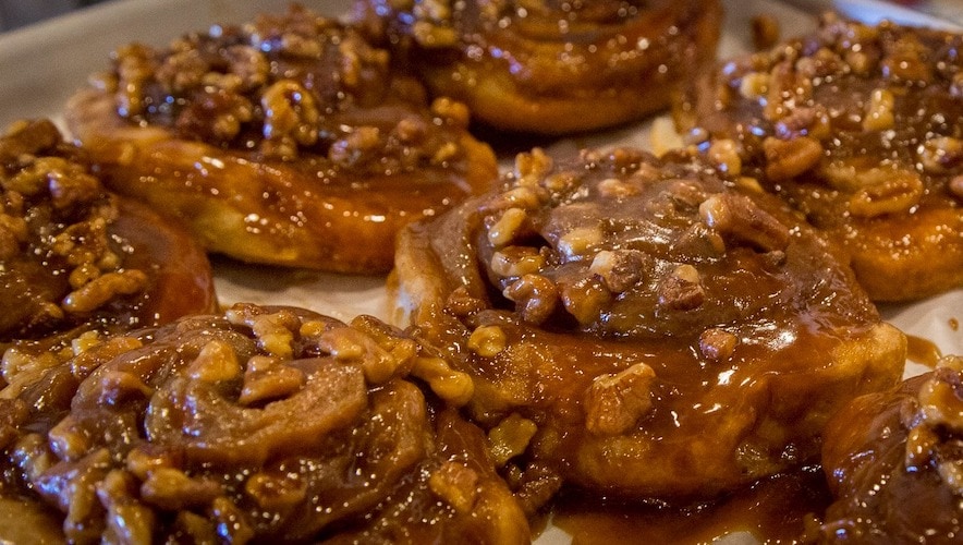 Sticky buns from Twofish Baking Company 