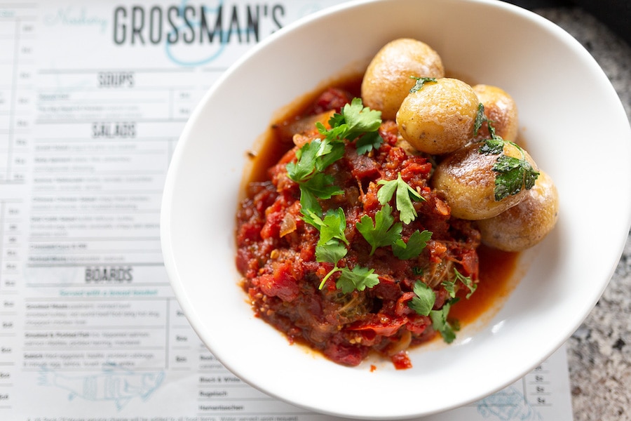 Stuffed cabbage rolls are just one of the Passover-friendly offerings at Grossman's 