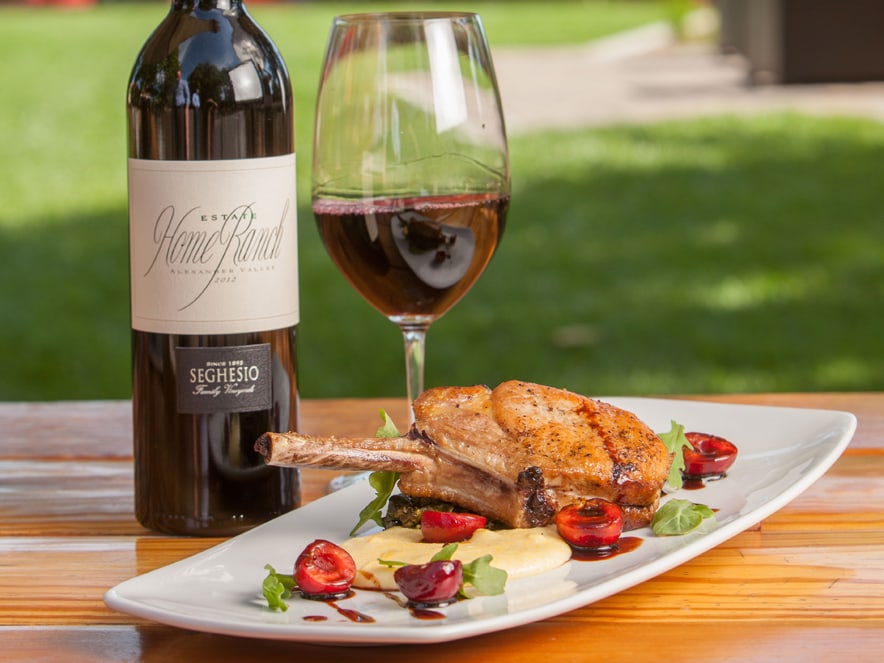 Sonoma County Wine and Food pairing at Seghesio Winery