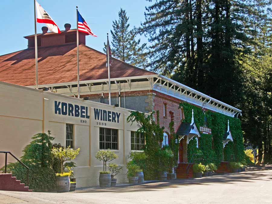 The Korbel Winery was established by Bohemia-born Francis Korbel and his brothers, Joseph and Anton, in 1882 , Sonoma County