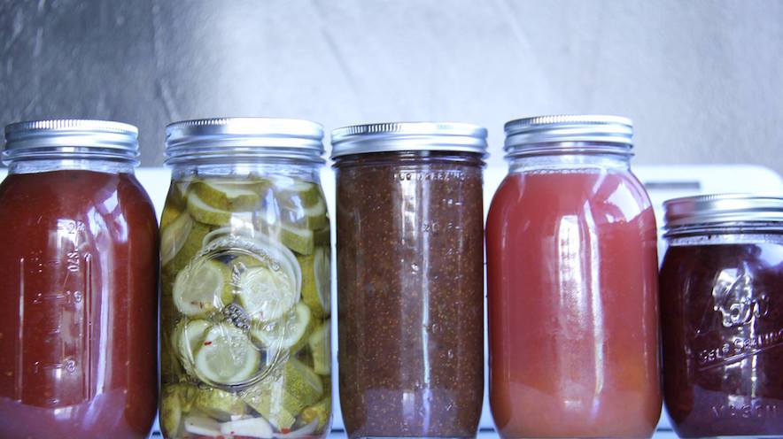 Farm-to-table canned goods from The Naked Pig Cafe