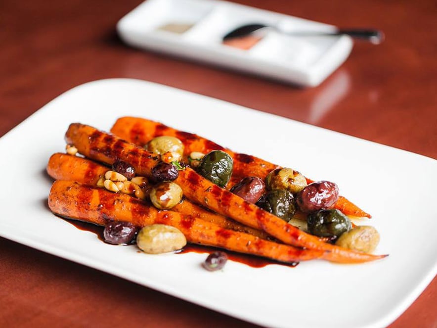 Tunasian carrots dish at Willi's Wine Bar in Sonoma County