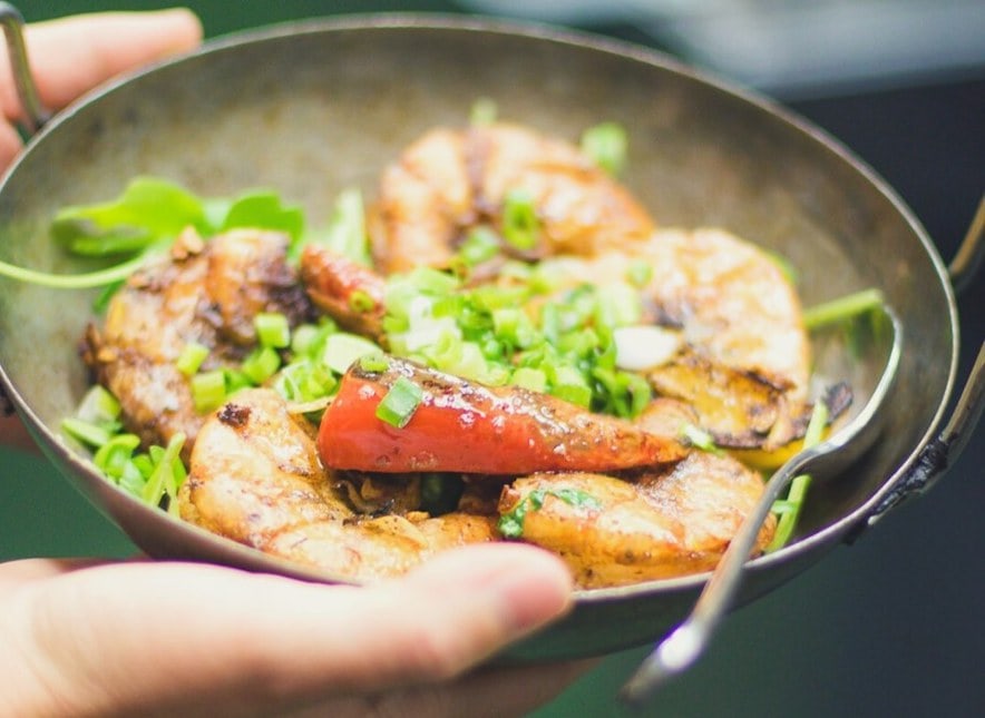 Pan-roasted shrimp at Willi's Seafood & Raw Bar