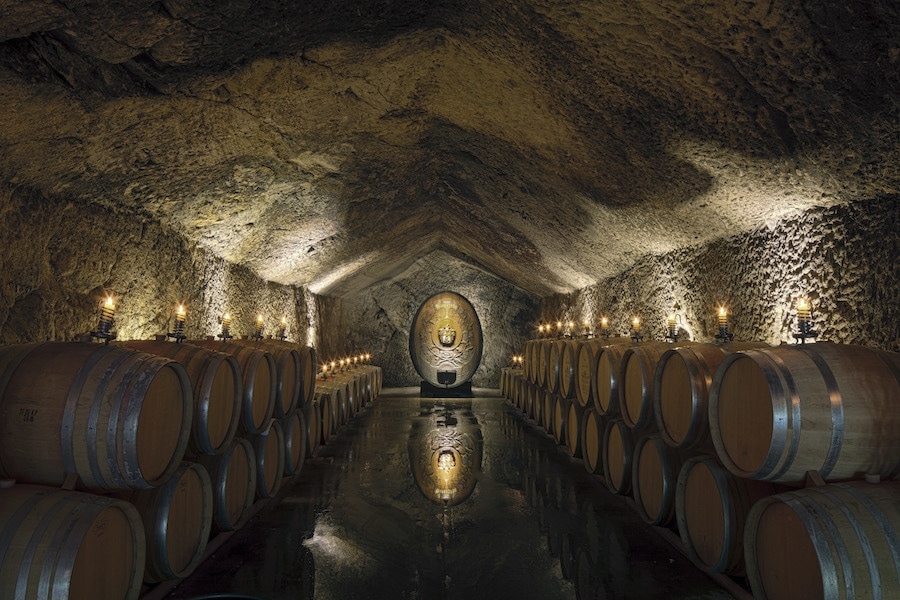 Wine caves at Buena Vista Winery in Sonoma 