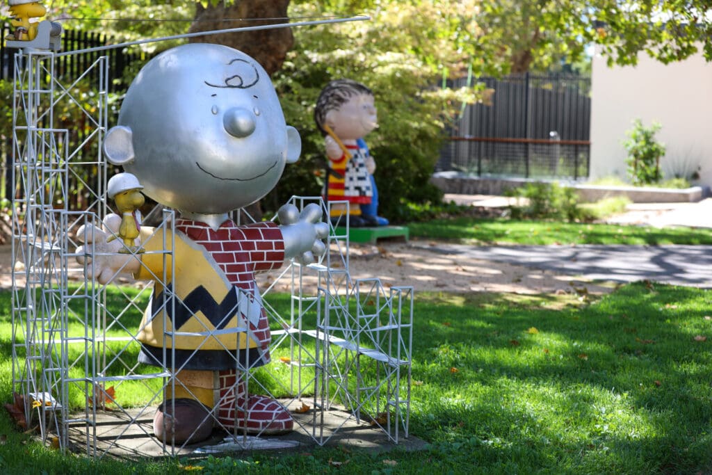 Charlie Brown at the Charles Schulz Museum