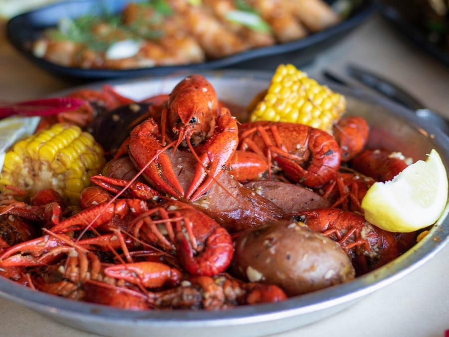 Simmer Claw Bar cajun crab boil