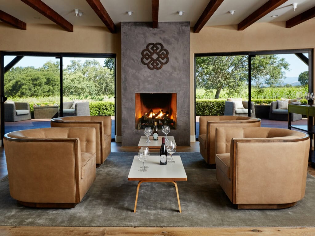 Bendova Winery tasting room in Santa Rosa