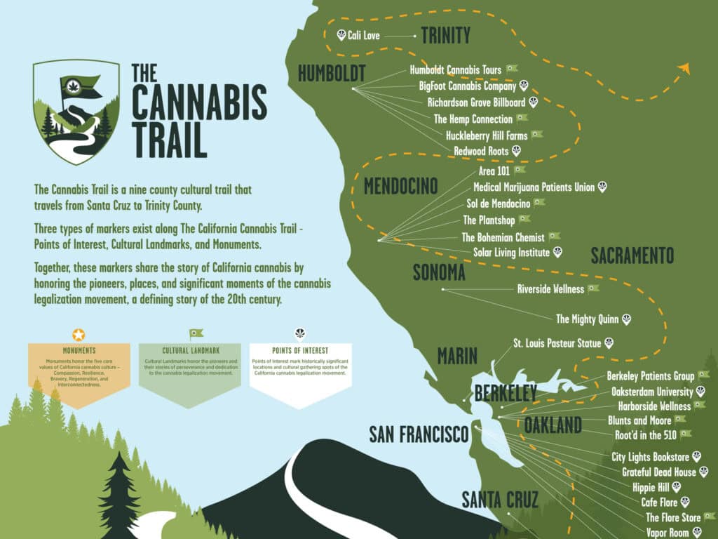 Cannabis Trail Map