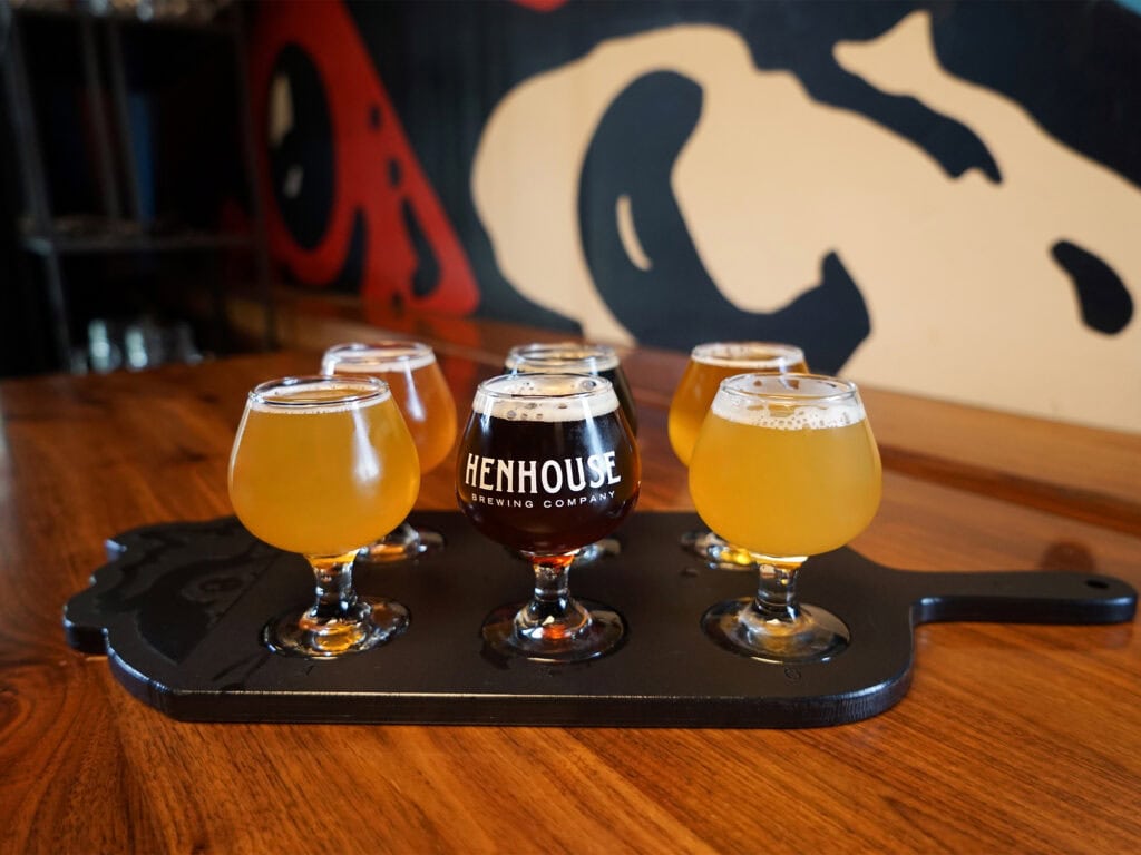 beer tasting fight at henhouse brewery