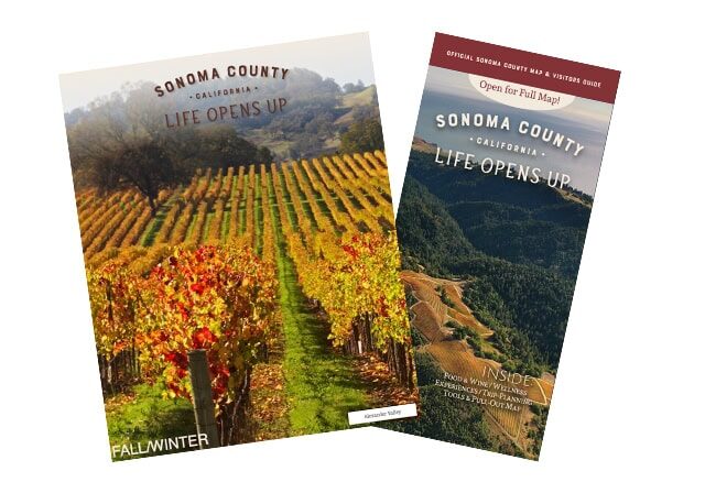 Sonoma County Official Guide & Map